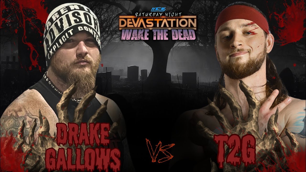 HEARTLAND CHAMPIONSHIP WRESTLING SINGLES MATCH - Drake Gallows vs T2G