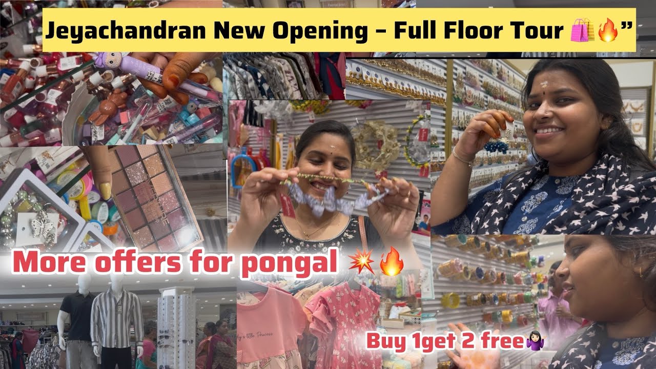 New Jeyachandran New Opening – Full Floor Tour 🛍️🔥”Avadi more offers for Pongal 💥Don’t miss it 🔥