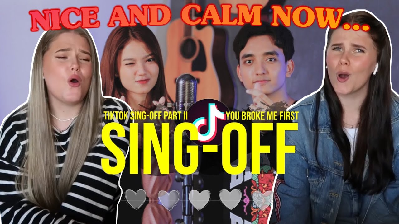 Triplets REACTS to SING-OFF TIKTOK SONGS Part II (You Broke Me First etc) vs Mirriam Eka!!!
