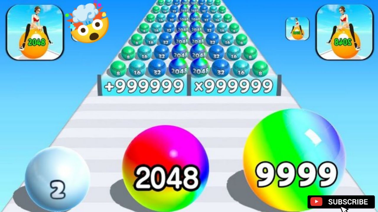 ball run 2048 game 