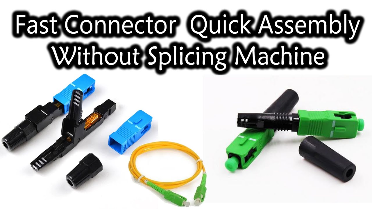 Fast Connector | Fiber Optic Patch cord | SC APC UPC Connector Installation without Splicing Machine