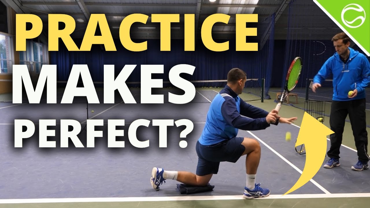 Practice Makes Perfect in Tennis? Try This Instead ✅