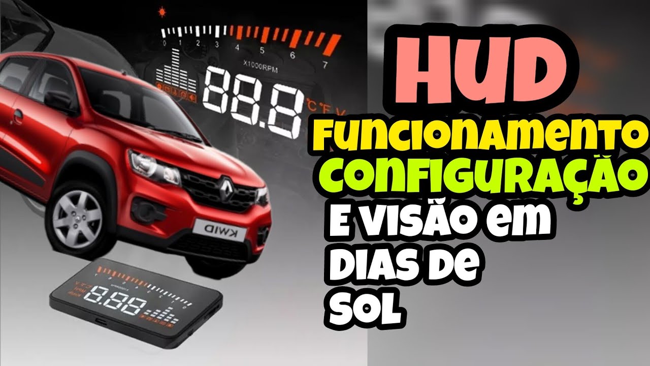 HUD Tech one configura&ccedil;&atilde;o e funcionamento  @comMarcioMenezes