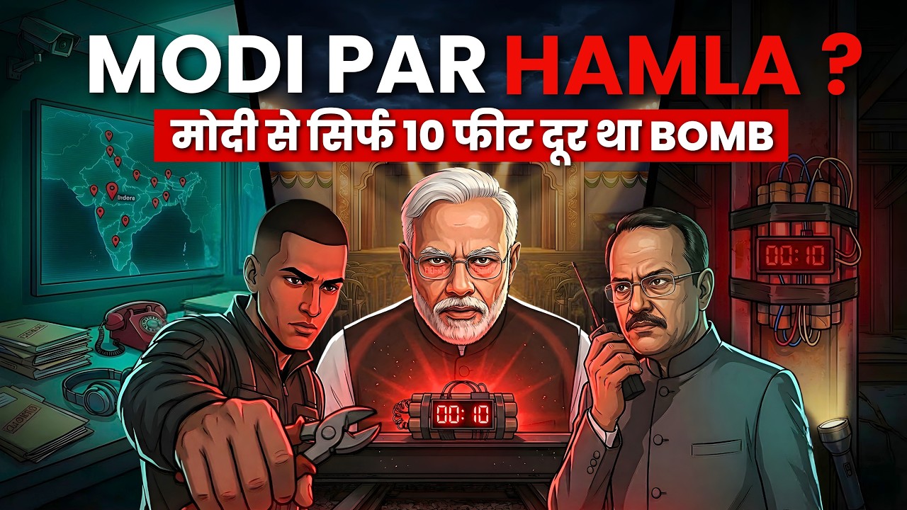 Modi se 10 Feet Door Tha Bomb: Kaise Ajit Doval ne Bachaya | 2D Animation