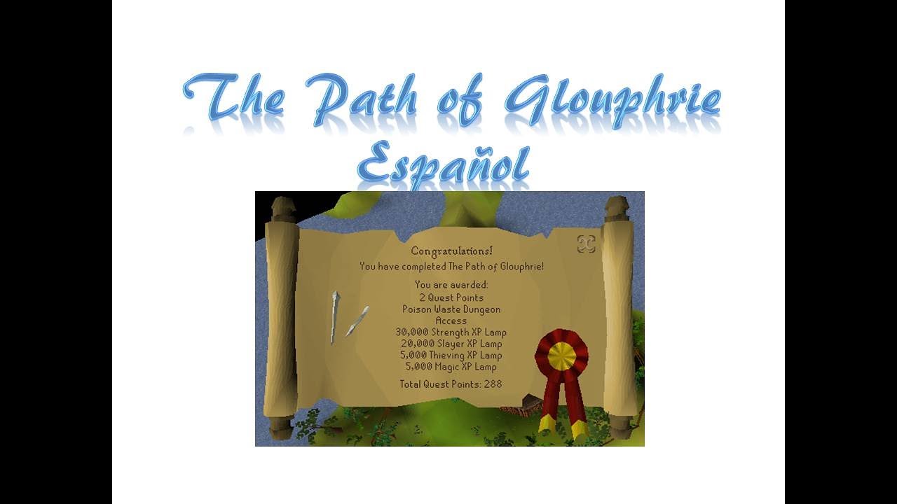 The Path of Glouphrie OSRS Español
