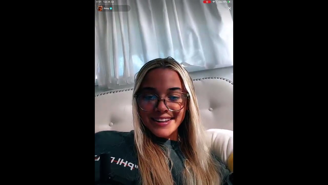 Livvy Dunne Livestream 7-26-22