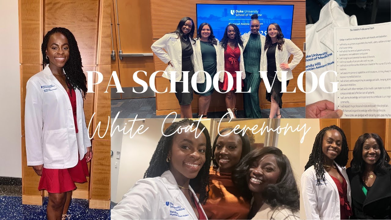 PA school white coat ceremony.