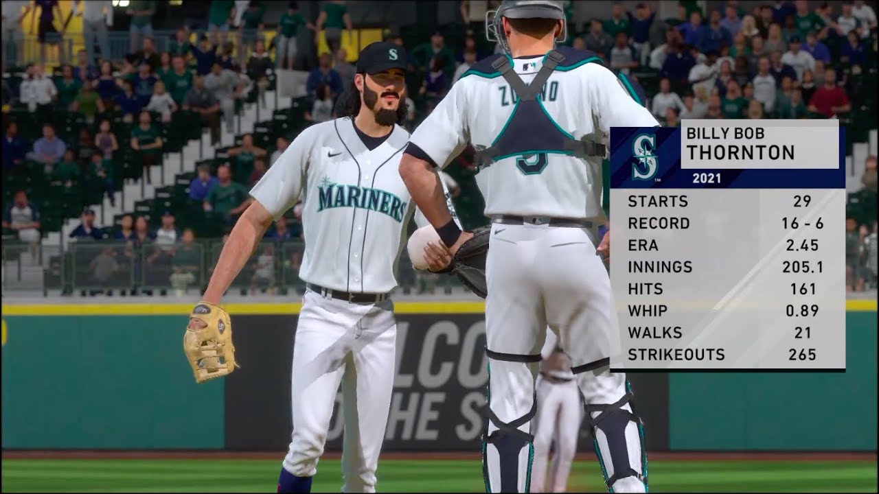 MLB The Show 20 Starting Pitcher Billy Bob Thornton -Throwing Strikes Against Oakland