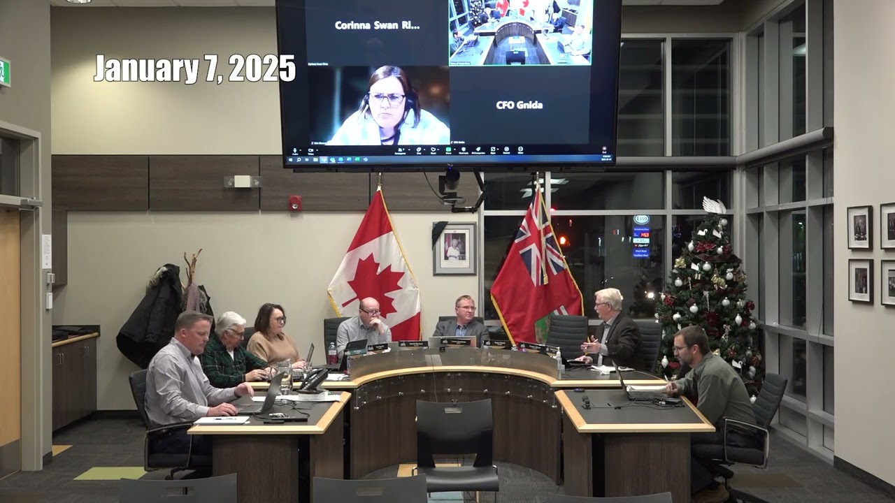Town of Swan River Council Meeting - January 7, 2025