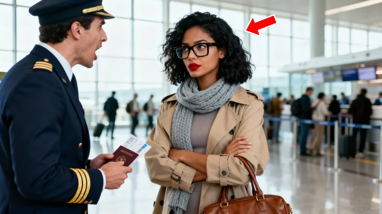Agent Tells Black CEO to Join Economy Line — Too Late They Learn She Can Stop the Flight...