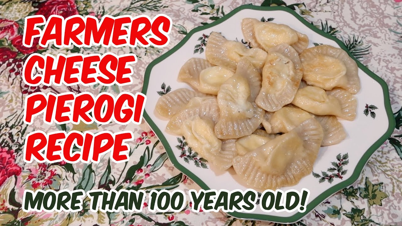 My Mom's Farmers Cheese Pierogi Recipe! More Than 100 Years Old.  Must Watch!