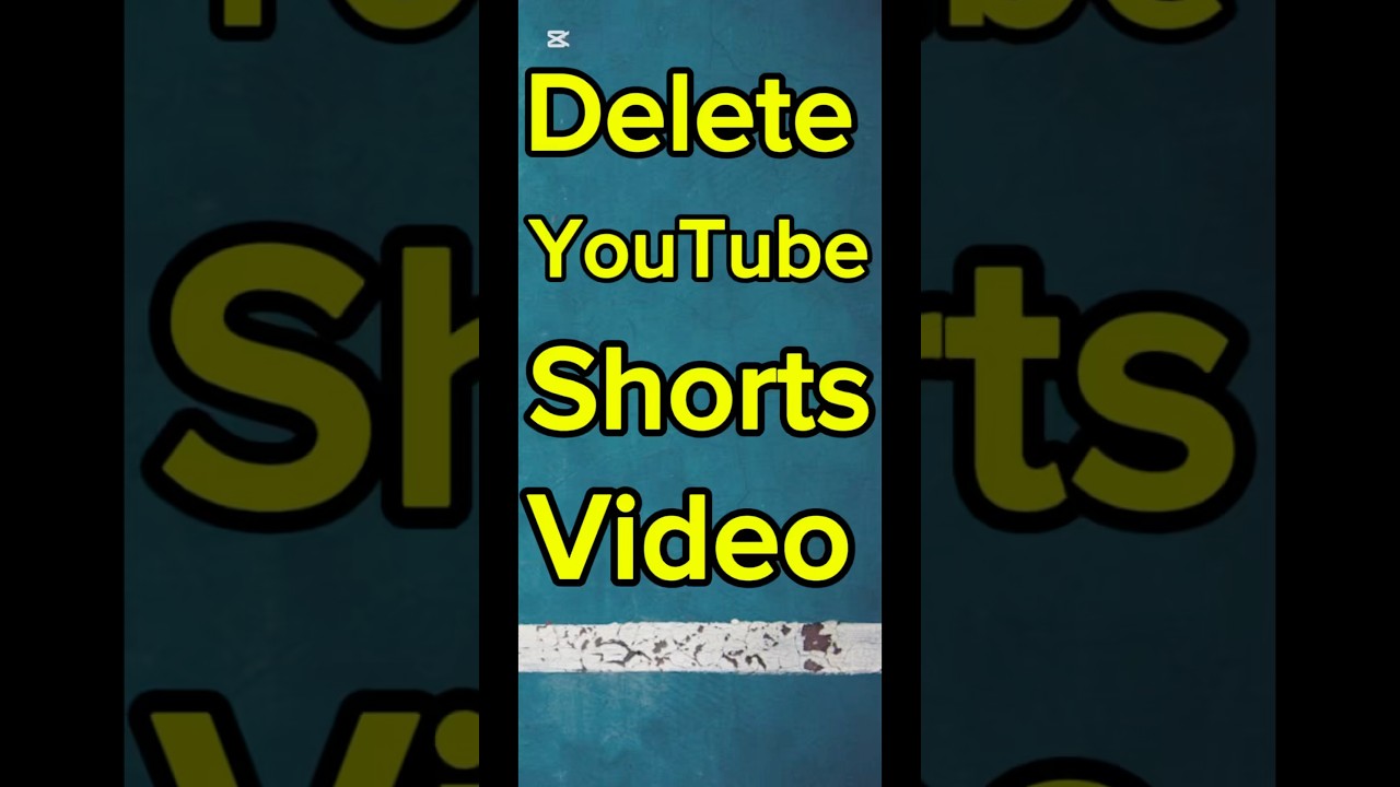 How To Delete Youtube Shorts Video