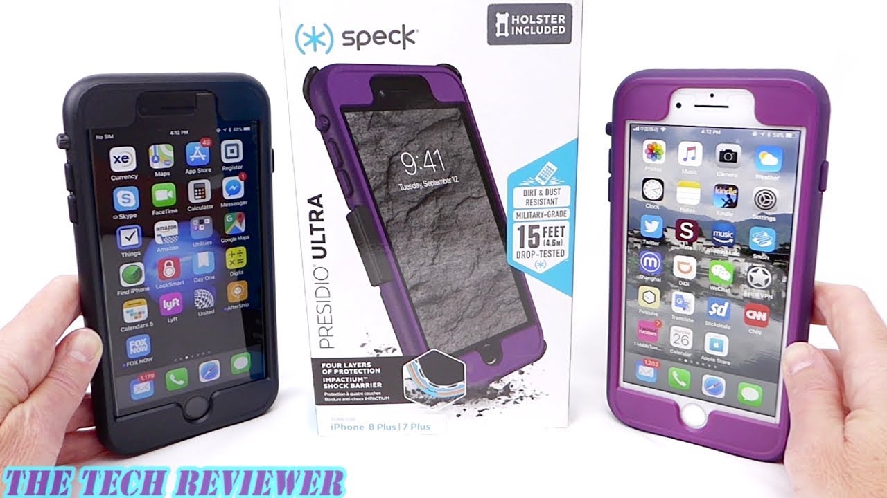 Slim Case & Ultra Tough Case All in One: *NEW* Speck Presidio Ultra for iPhone 8+!