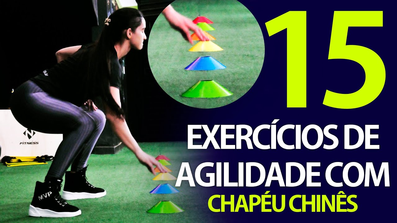 EXERCÍCIOS PARA TREINO FUNCIONAL | Treino de Agilidade com Chapéu Chinês | Natural Fitness