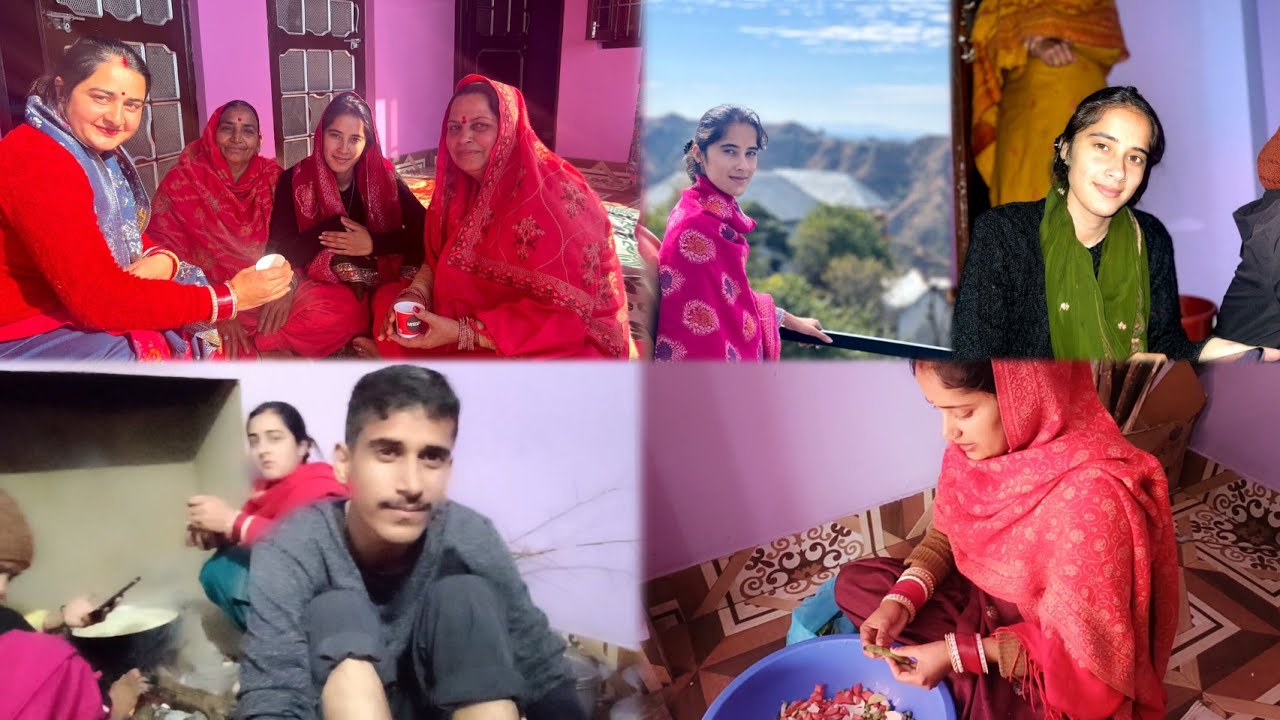 #आज भाई भी आ गए गुजरात से घर 🏠।।#himachal #villagelife #phadilifestyle 