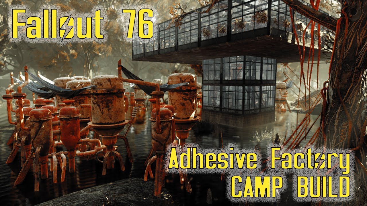 Fallout 76 | Adhesive Factory CAMP Build
