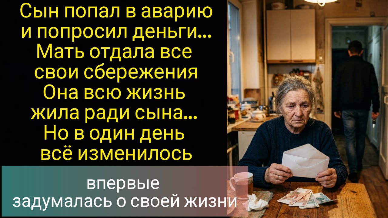 Мать всю жизнь жертвовала собой ради сына… Но однажды решила жить для себя#рассказы