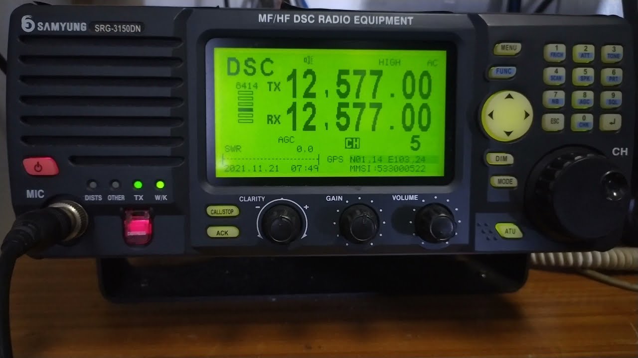 MF HF Weekly Test - Call to Coast Station