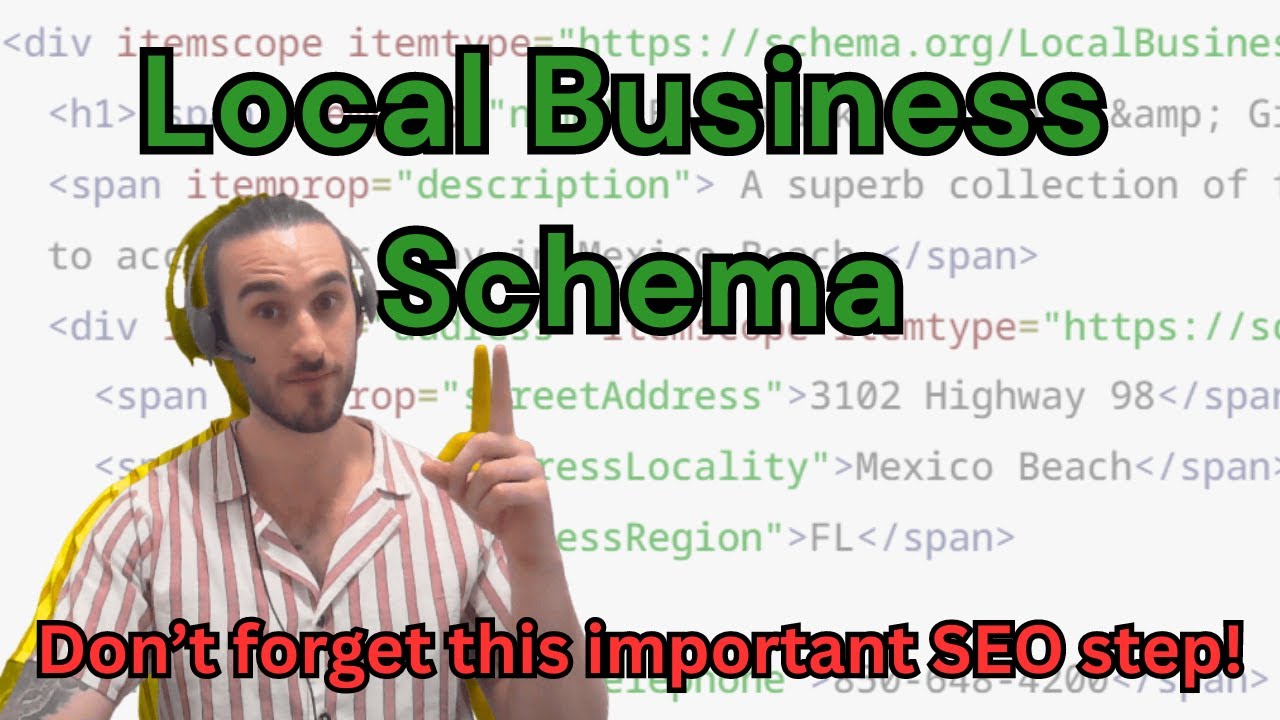 Create Local Business Schema for Local SEO Using Microdata Generator HTML