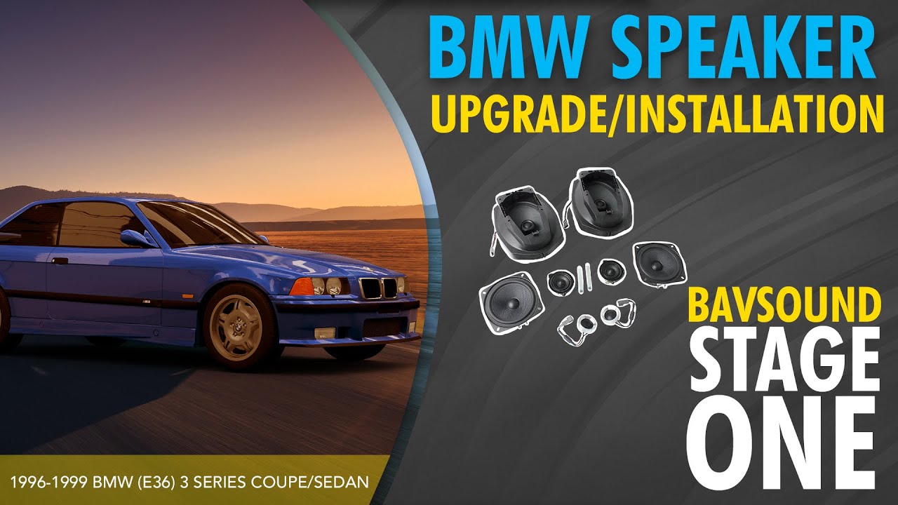 Установка/модернизация динамиков BMW | BMW (E36) 3 серии (купе/седан) 1996–1999 гг. | BAVSOUND St...