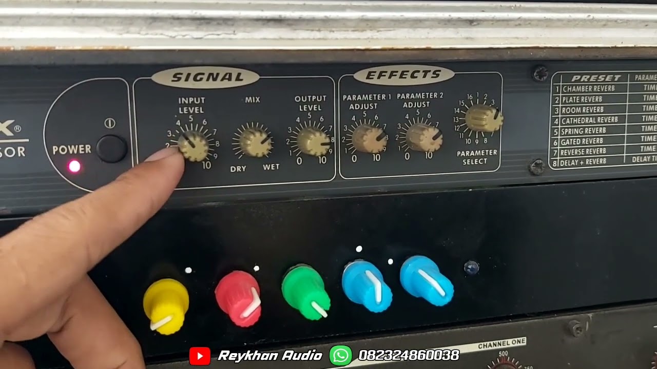 Cara setting efek vokal PEAVEY DELTAFEX DIGITAL EFFECTS PROCESSOR