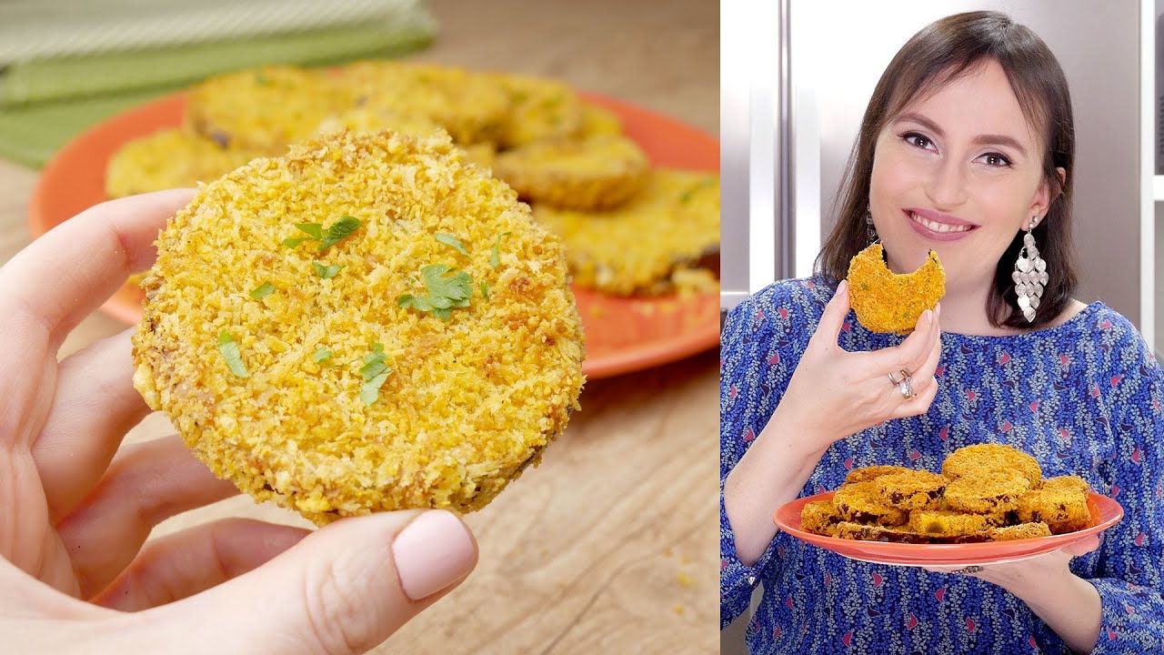 BERINJELA EMPANADA CROCANTE E SEQUINHA - SEM FRITURA | Cook'n Enjoy 694