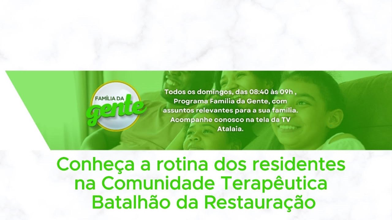 Conheça a rotina dos residentes na Comunidade Terapêutica Batalhão da Restauração