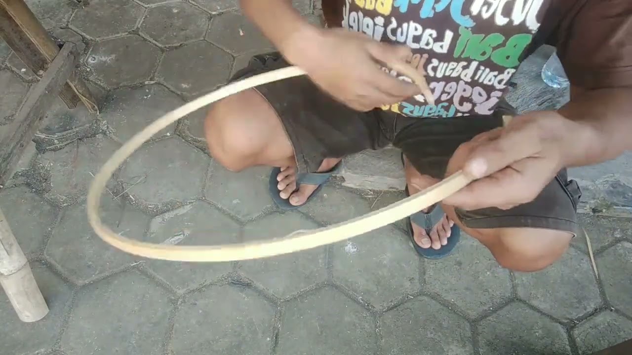 cara membengkokkan bambu untuk sangkar @bersemi05chanel
