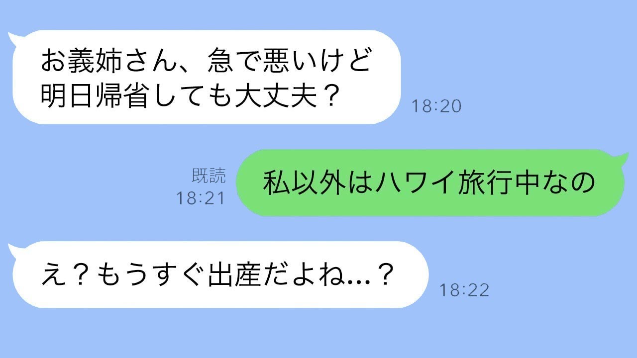 妊娠中の私が義実家で一人ぼっち…義妹帰省予定も私しかいないと知って驚きの展開！