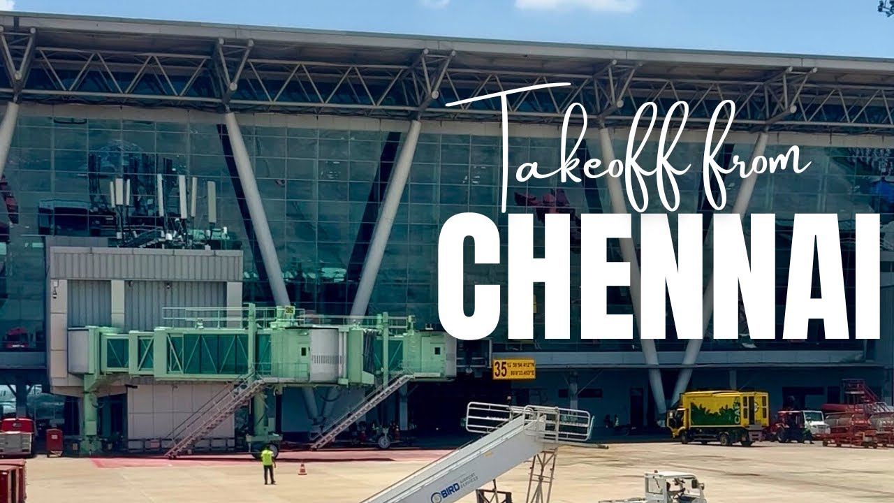 Takeoff from Chennai airport | @AirIndiaOfficialAI  | Onboard flight AI 2739