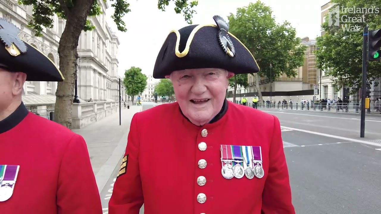 Disbandment of Irish Regiments Centenary Commemoration, The Cenotaph Whitehall, London, 12 June 2022