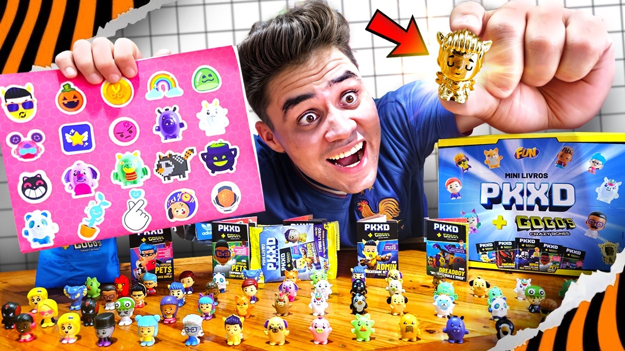COMPLETEI A COLECÃO DE GOGOS DO JOGO PK XD !!! CONSEGUI UM LENDÁRIO?