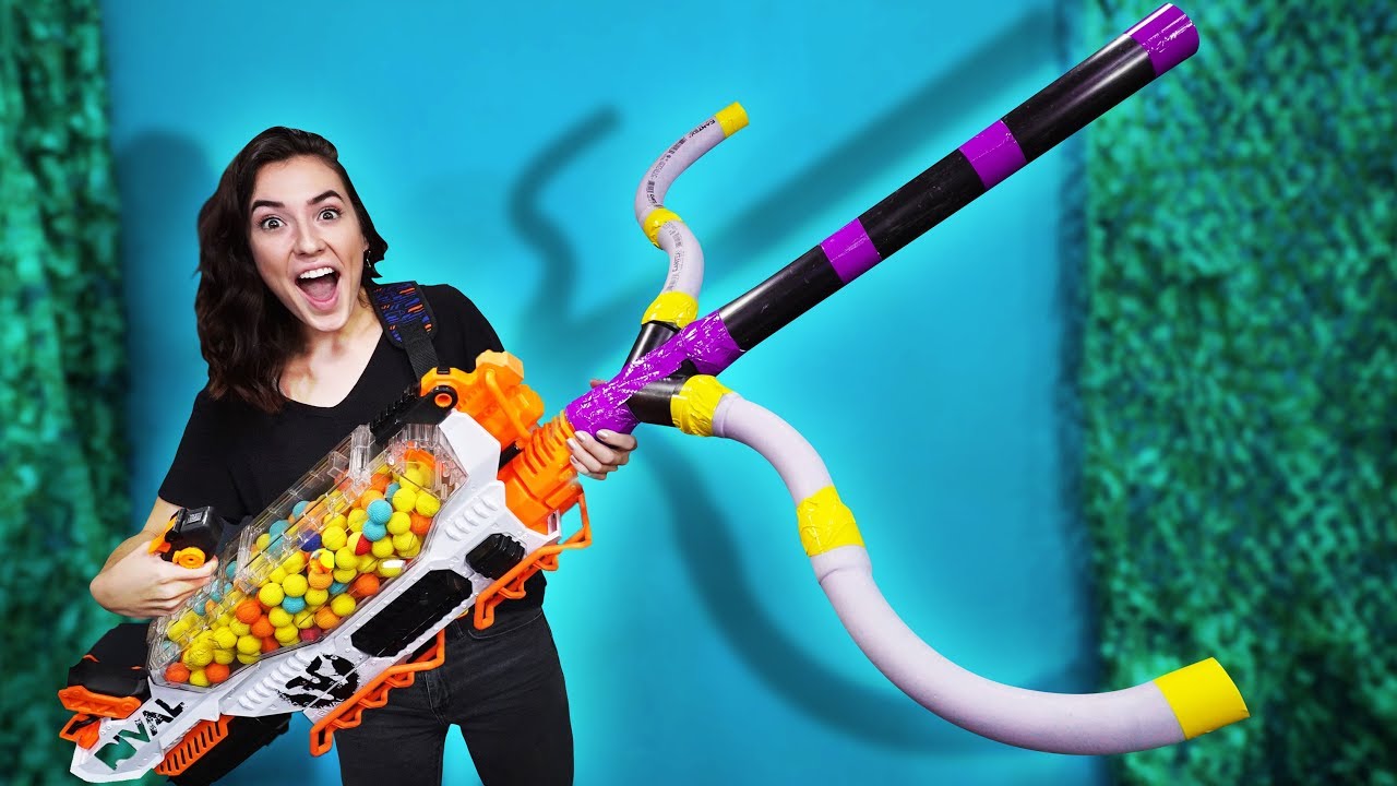 NERF DIY Build Your Weapon Challenge!