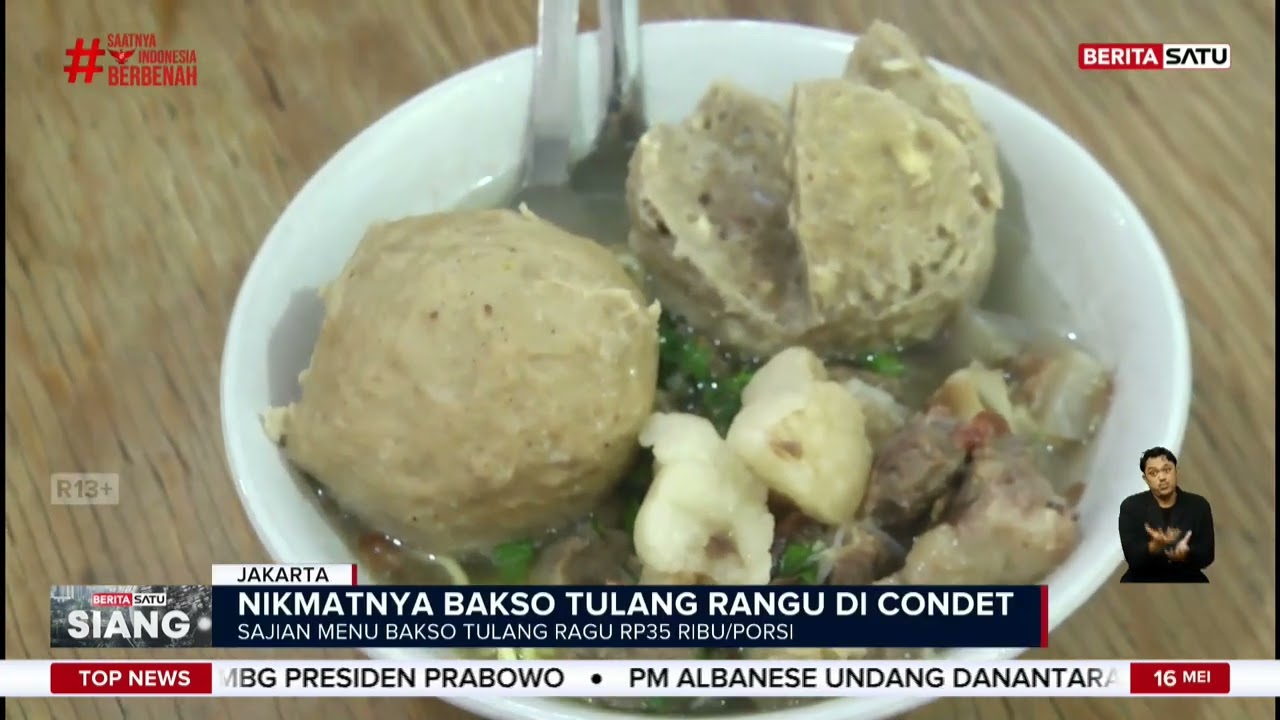 Bakso Tetelan Tulang Rangu Jadi Andalan Warung Mas Gepeng di Condet | Beritasatu