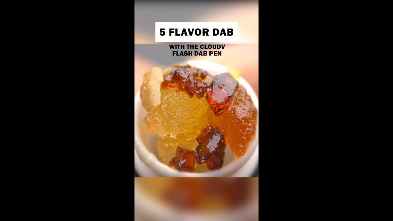 5 Flavor Dab with the CloudV Flash Dab Pen