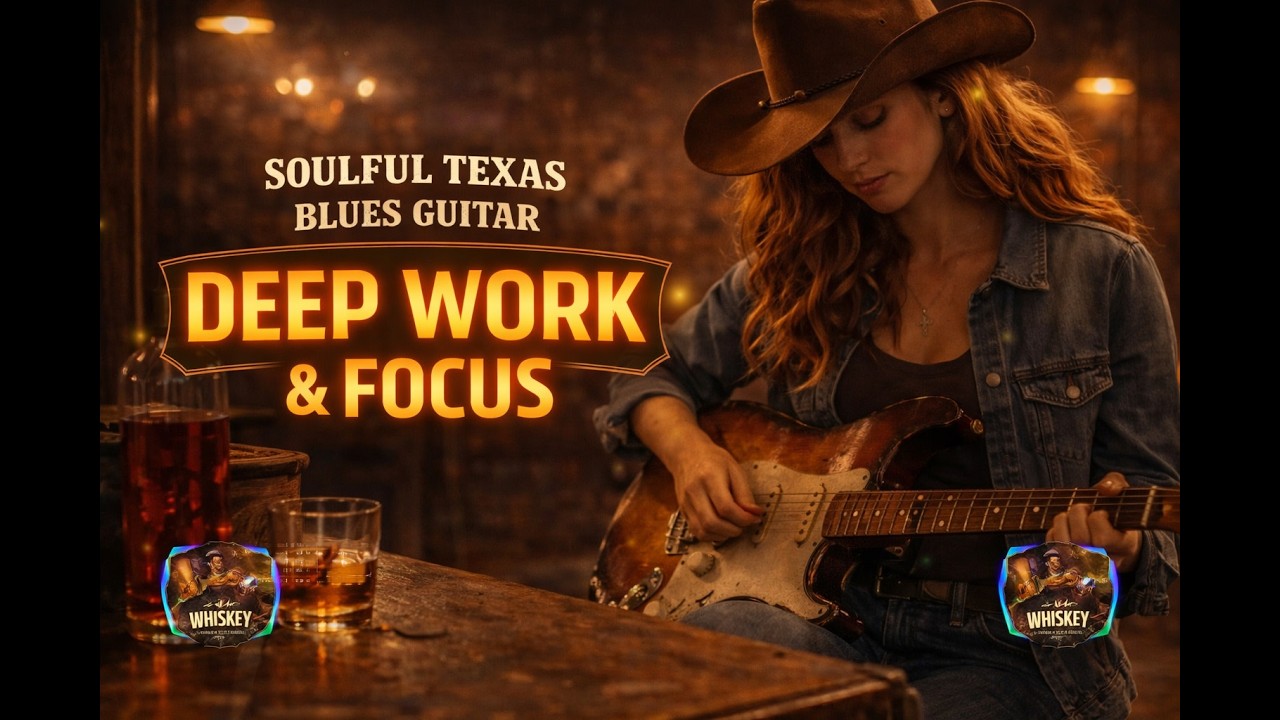 Relaxing Texas Blues Guitar | Smooth Instrumental for Studying & Focus