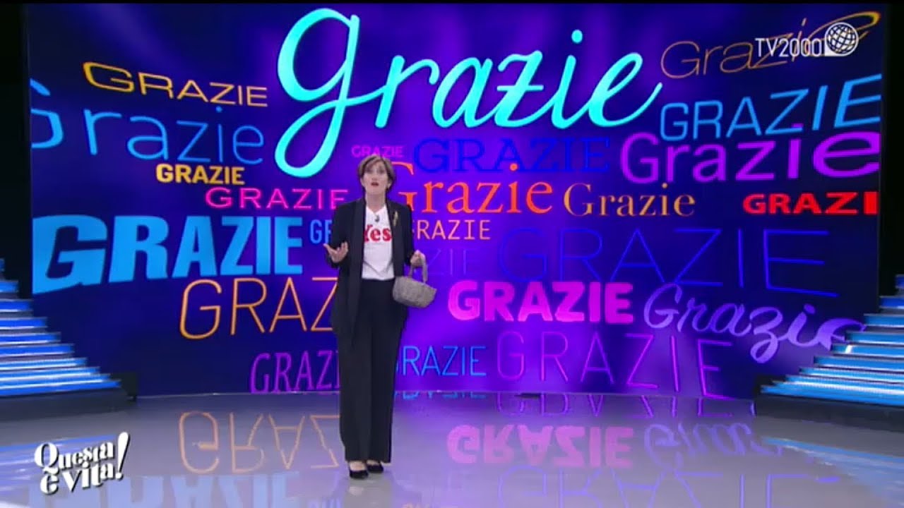 Questa &egrave; vita! - 1,2,3 Grazie! Con Claudia Benassi