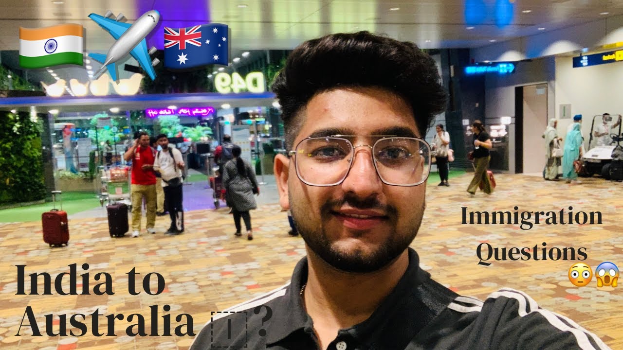 India to Australia || Via Singapore International Student 🇦🇺✈️