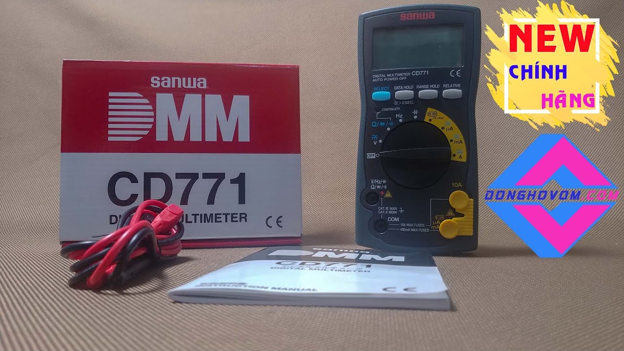 Đồng hồ vạn năng điện tử Nhật Sanwa CD771 | @donghovannang