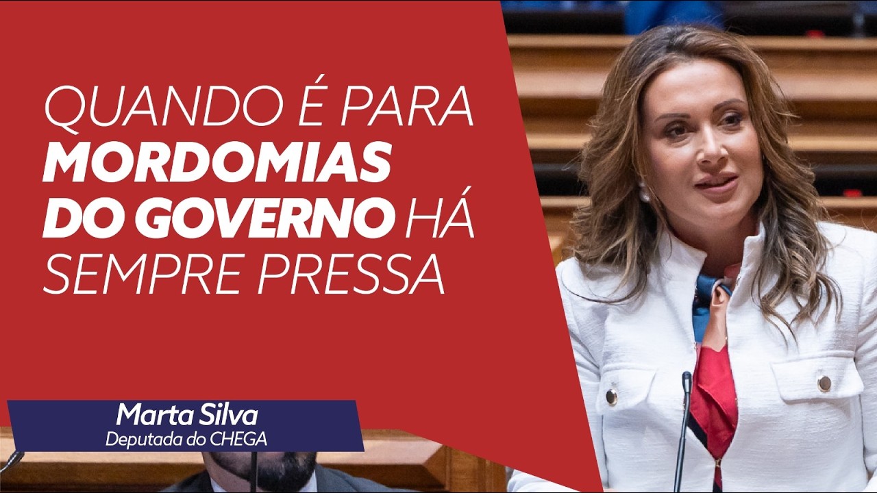 Quando é para mordomias do Governo há sempre pressa