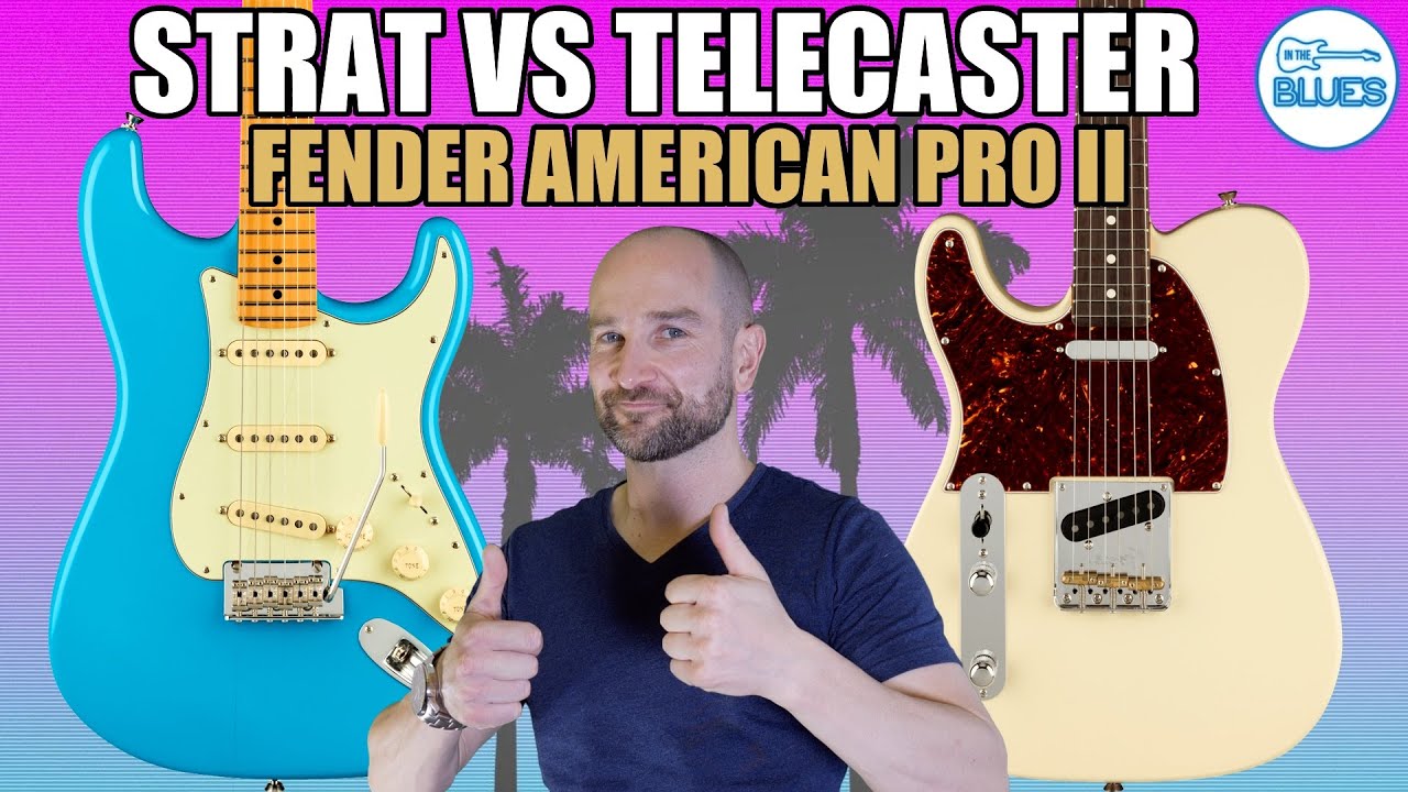 Telecaster против Stratocaster: Fender American Pro II Series (Live Jam)