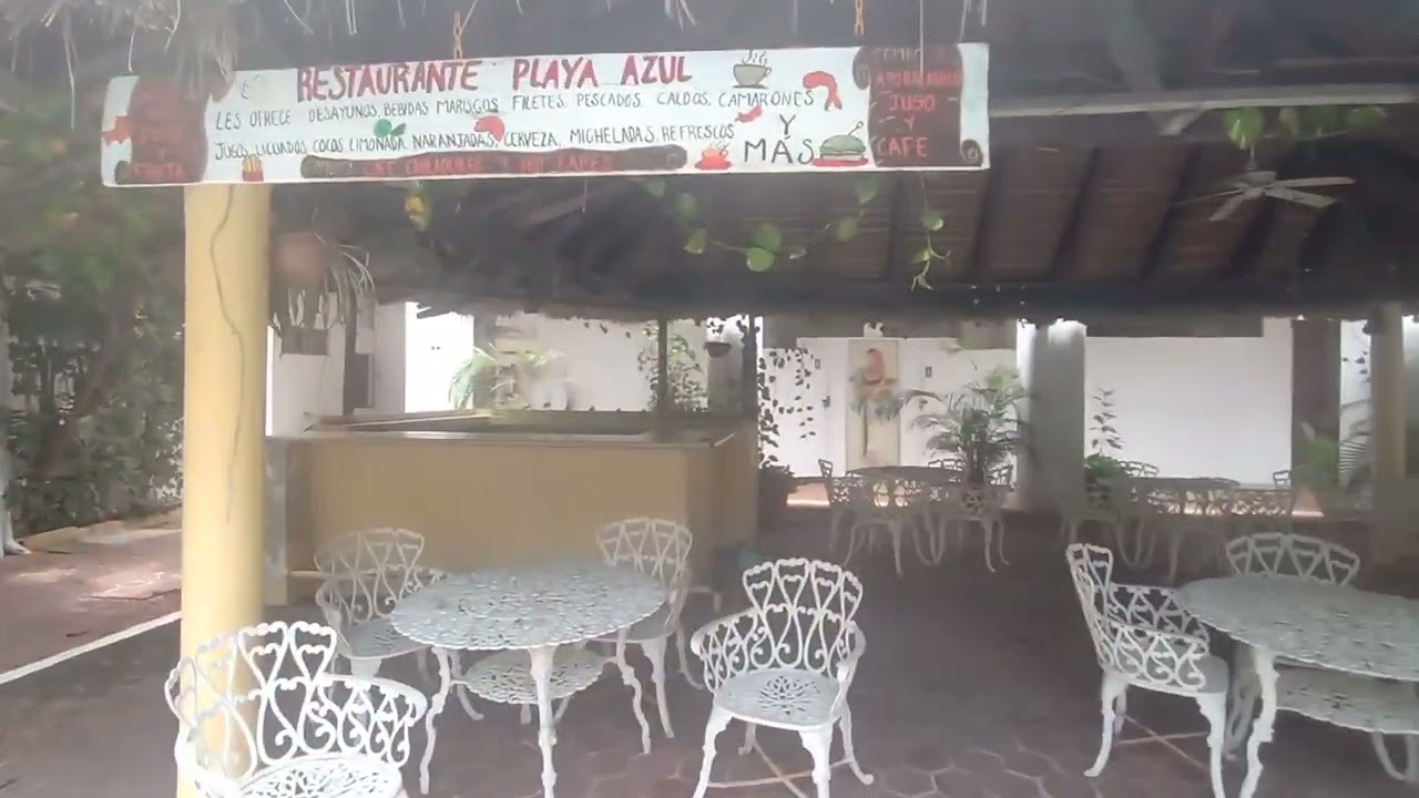hotel playa azul Michoacán México sus albercas.