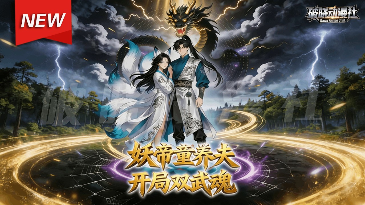 MULTISUB📢新番上线《妖帝童养夫开局双武魂》第1~48集丨“海王”洛凡尘穿越，开局被妖女老婆截回村，觉醒两大逆天神秘武魂，遭遇仙子魔女，骚操作不断，武魂疯狂进化，逆天悟性震惊世界！#破晓动漫社