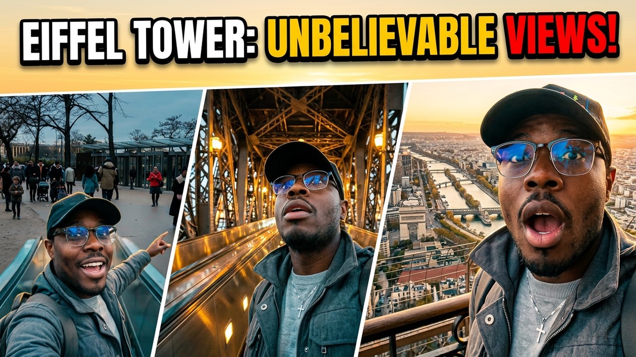 Discovering the Magnificence of the Eiffel Tower 🇫🇷 A Journey Through France's Most Iconic Landmark!