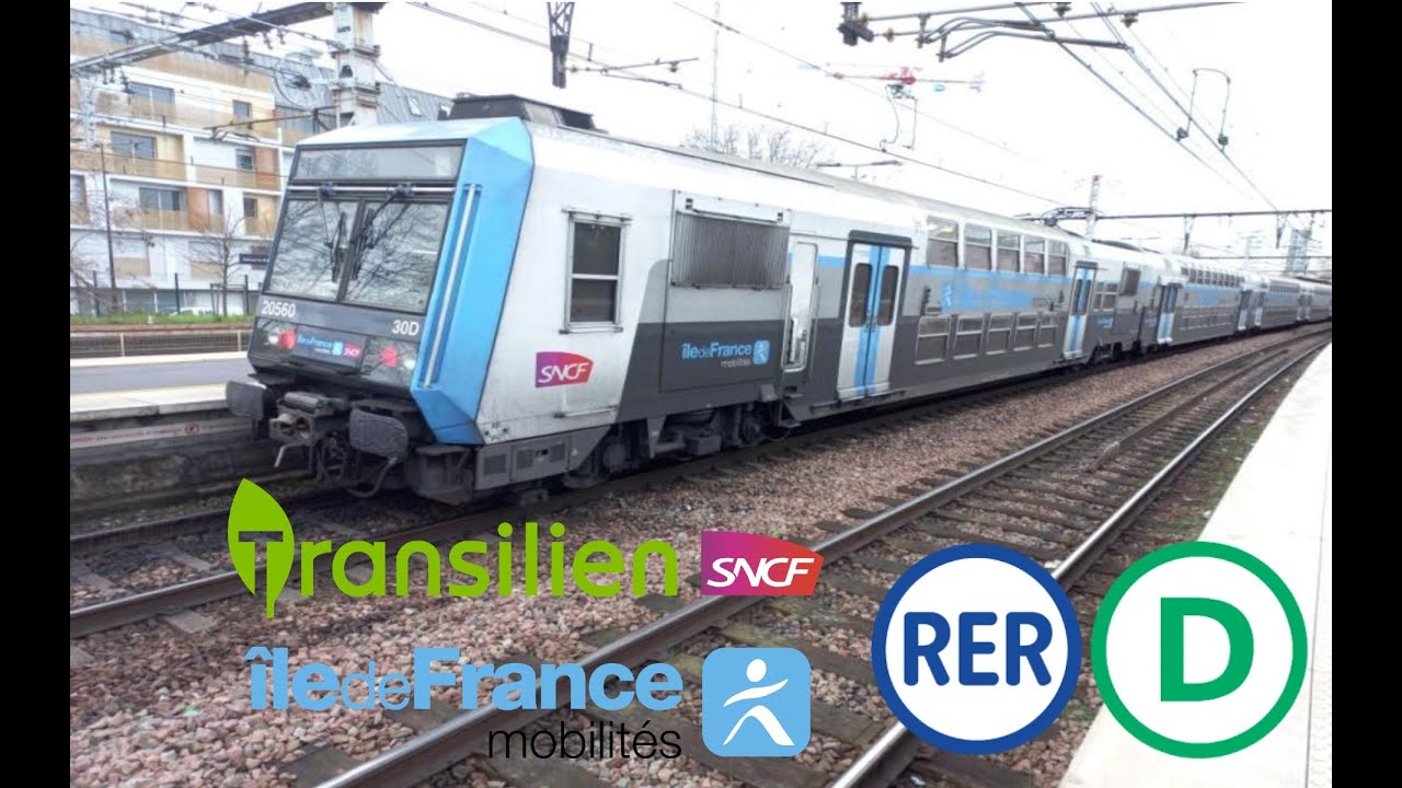 (Transilien RER) Voyage en z20764 RER D de Yerres a Paris Nord