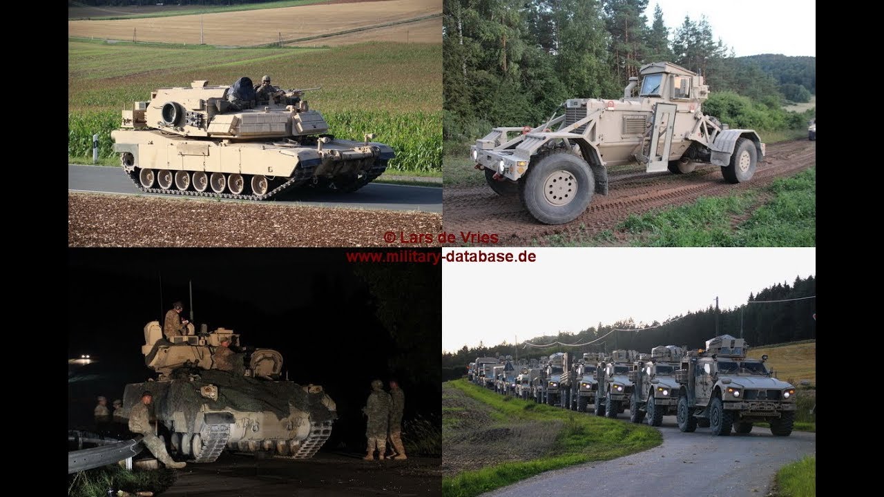 2019 Combined Resolve XII - Tactical Road March - 1st Armored Brigade Combat Team - Teil 3/3