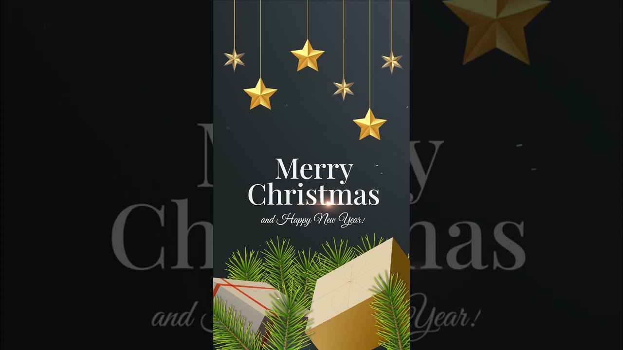 MERRY CHRISTMAS & HAPPY NEW YEAR I CHRISTMAS TEMPLATE I CHRISTMAS WISHES ANIMATION I CHRISTMAS INSTA