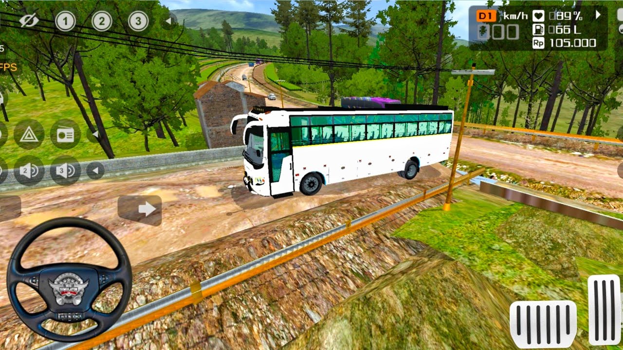 NEW VOLVO BUS TRAVELING 🚌FROM GAMING 3D VIDEO #gaming #bus 
