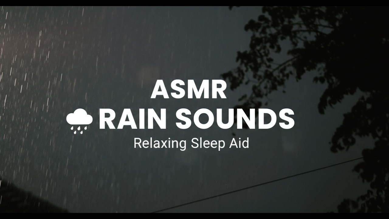 ASMR Rain Sounds for Deep Sleep 🌧️ Calm Your Mind Instantly