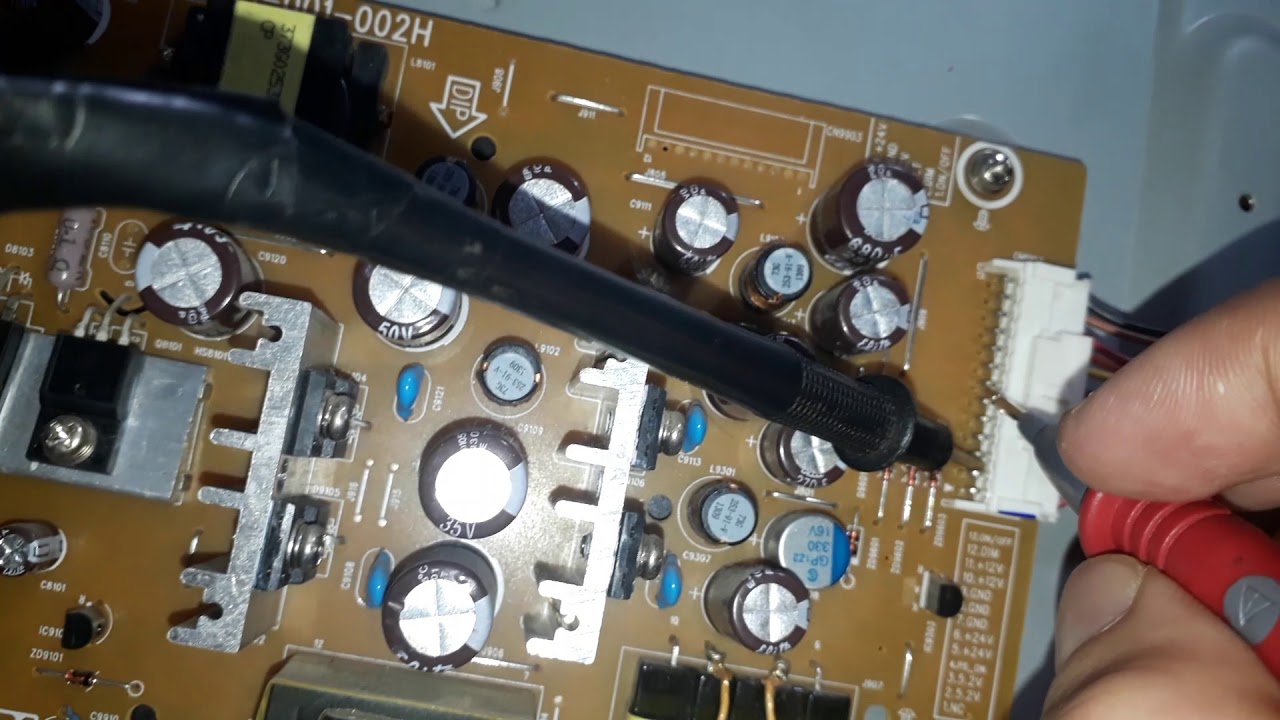 Conserto de tv aoc le39do0330 led que não liga